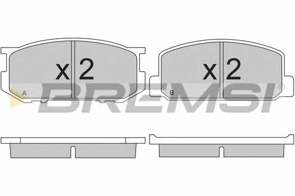 Bremsi BP2165 Гальмівні колодки, комплект BP2165: Купити в Україні - Добра ціна на EXIST.UA!