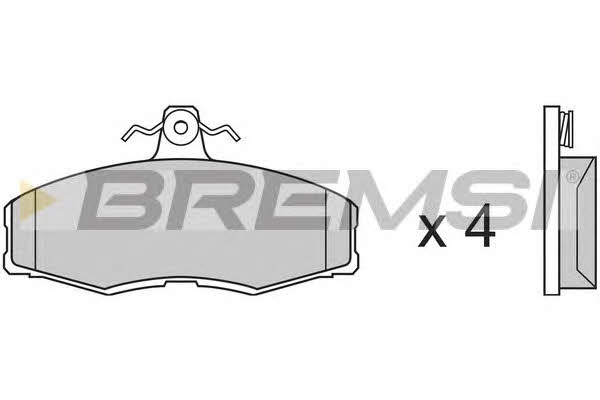 Bremsi BP2208 Гальмівні колодки, комплект BP2208: Купити в Україні - Добра ціна на EXIST.UA!