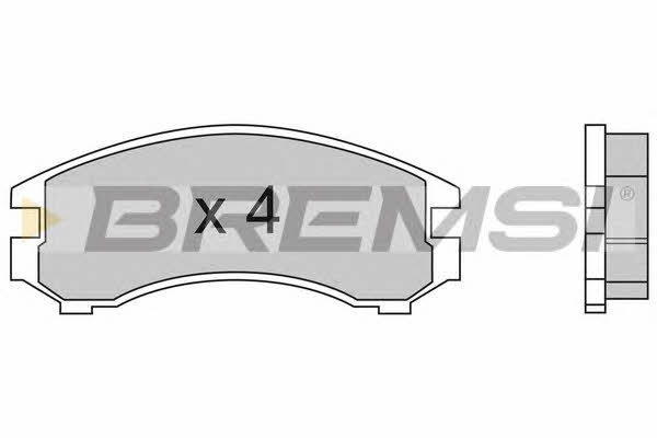 Bremsi BP2441 Гальмівні колодки, комплект BP2441: Купити в Україні - Добра ціна на EXIST.UA!