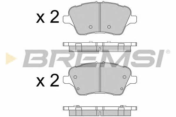 Bremsi BP3545 Гальмівні колодки, комплект BP3545: Приваблива ціна - Купити в Україні на EXIST.UA!