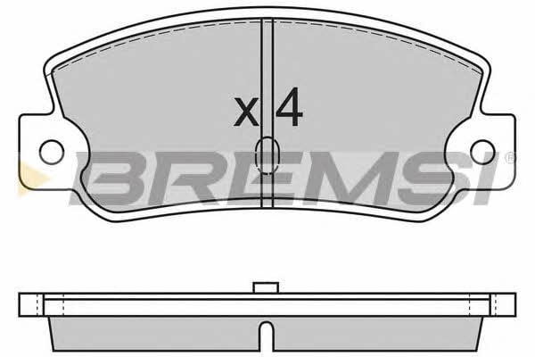 Bremsi BP2212 Гальмівні колодки, комплект BP2212: Приваблива ціна - Купити в Україні на EXIST.UA!