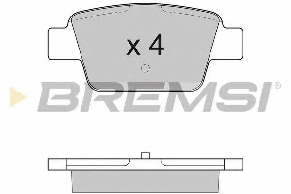 Bremsi BP2947 Гальмівні колодки, комплект BP2947: Купити в Україні - Добра ціна на EXIST.UA!