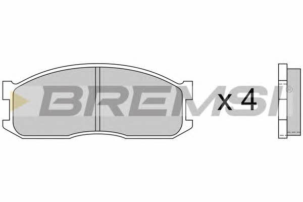 Bremsi BP2389 Гальмівні колодки, комплект BP2389: Купити в Україні - Добра ціна на EXIST.UA!
