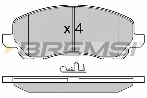 Bremsi BP3080 Гальмівні колодки, комплект BP3080: Купити в Україні - Добра ціна на EXIST.UA!