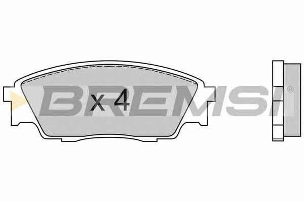 Bremsi BP2446 Гальмівні колодки, комплект BP2446: Купити в Україні - Добра ціна на EXIST.UA!