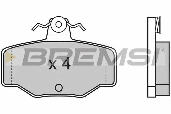 Bremsi BP2471 Гальмівні колодки, комплект BP2471: Купити в Україні - Добра ціна на EXIST.UA!