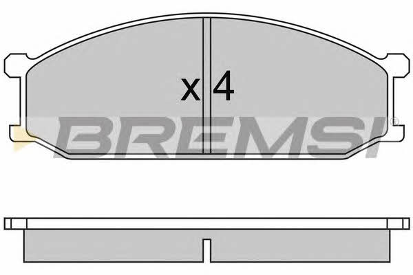 Bremsi BP2233 Гальмівні колодки, комплект BP2233: Приваблива ціна - Купити в Україні на EXIST.UA!