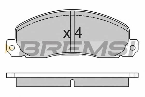 Bremsi BP2312 Гальмівні колодки, комплект BP2312: Купити в Україні - Добра ціна на EXIST.UA!