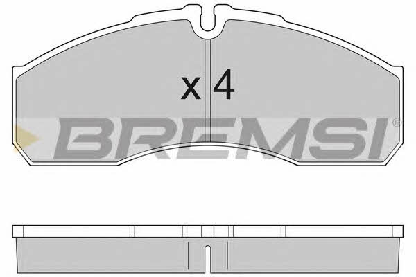 Bremsi BP2952 Гальмівні колодки, комплект BP2952: Купити в Україні - Добра ціна на EXIST.UA!