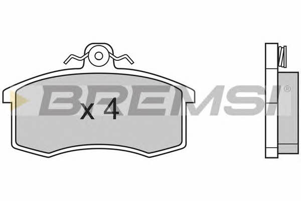 Bremsi BP2333 Гальмівні колодки, комплект BP2333: Купити в Україні - Добра ціна на EXIST.UA!
