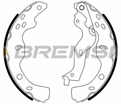 GF0919 Bremsi Колодки тормозные барабанные, комплект
