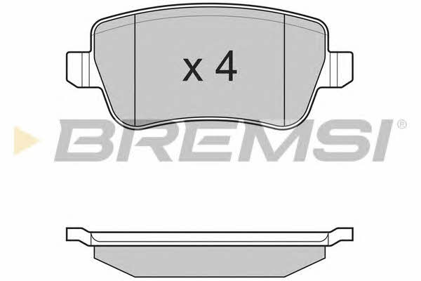 Bremsi BP3227 Гальмівні колодки, комплект BP3227: Купити в Україні - Добра ціна на EXIST.UA!
