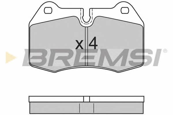 Bremsi BP2660 Гальмівні колодки, комплект BP2660: Приваблива ціна - Купити в Україні на EXIST.UA!