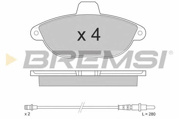 Купить Bremsi BP2678 – отличная цена на EXIST.UA!