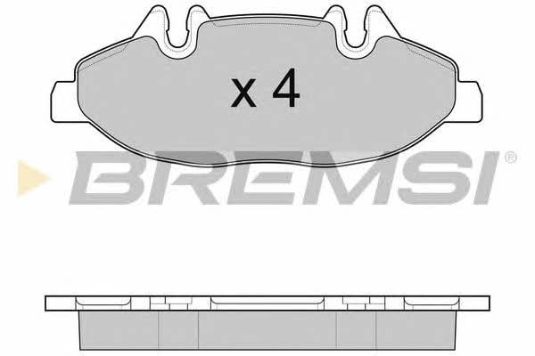 Bremsi BP3100 Гальмівні колодки, комплект BP3100: Купити в Україні - Добра ціна на EXIST.UA!