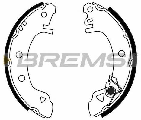 Bremsi GF0214 Колодки гальмівні барабанні, комплект GF0214: Купити в Україні - Добра ціна на EXIST.UA!