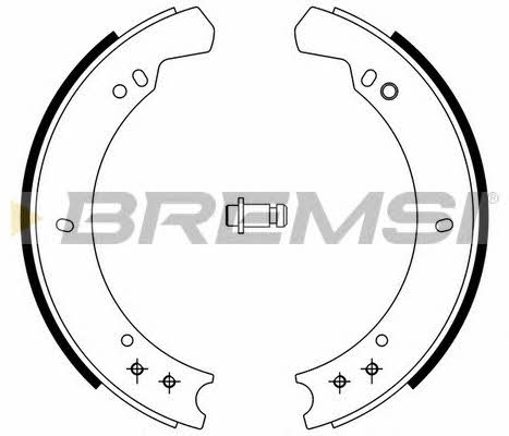 Bremsi GF0434 Колодки гальмівні барабанні, комплект GF0434: Купити в Україні - Добра ціна на EXIST.UA!