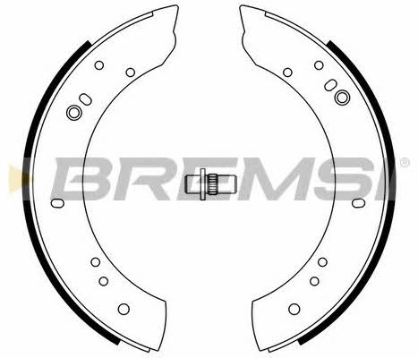 Bremsi GF0433 Колодки гальмівні барабанні, комплект GF0433: Купити в Україні - Добра ціна на EXIST.UA!