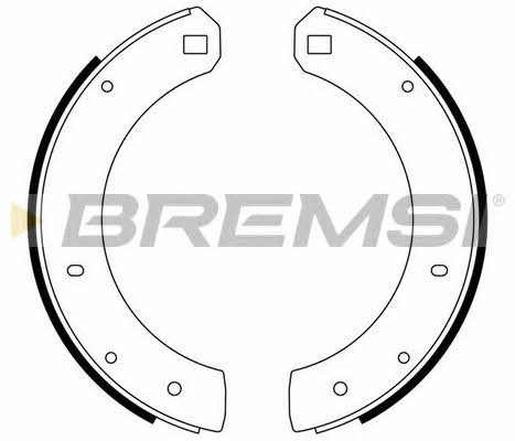 Bremsi GF0449 Колодки гальмівні барабанні, комплект GF0449: Купити в Україні - Добра ціна на EXIST.UA!