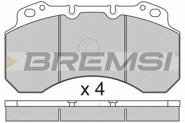 Bremsi BP7299 Гальмівні колодки, комплект BP7299: Купити в Україні - Добра ціна на EXIST.UA!