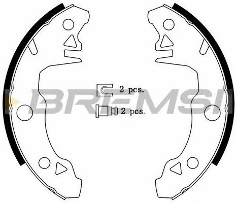 Bremsi GF0413 Колодки гальмівні барабанні, комплект GF0413: Купити в Україні - Добра ціна на EXIST.UA!