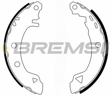 Bremsi GF0418 Колодки гальмівні барабанні, комплект GF0418: Купити в Україні - Добра ціна на EXIST.UA!