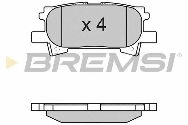 Bremsi BP3169 Гальмівні колодки, комплект BP3169: Купити в Україні - Добра ціна на EXIST.UA!