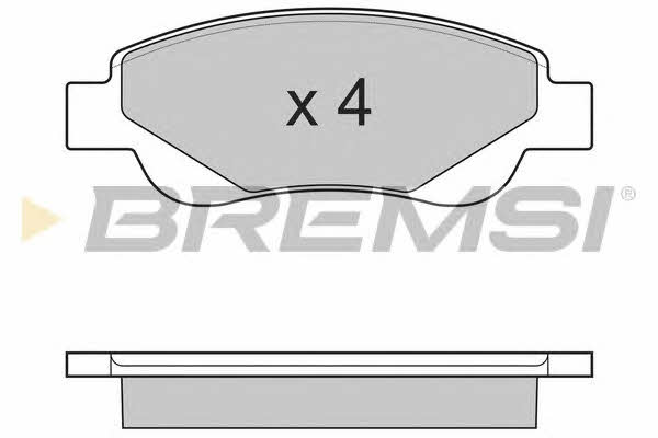 Bremsi BP3225 Гальмівні колодки, комплект BP3225: Приваблива ціна - Купити в Україні на EXIST.UA!