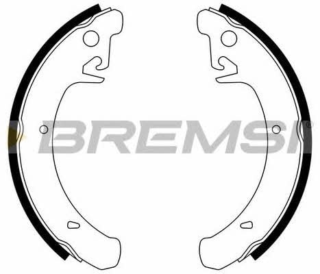 Bremsi GF0283 Колодки гальмівні барабанні, комплект GF0283: Купити в Україні - Добра ціна на EXIST.UA!
