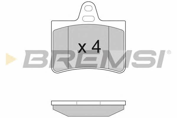 Bremsi BP2938 Гальмівні колодки, комплект BP2938: Купити в Україні - Добра ціна на EXIST.UA!