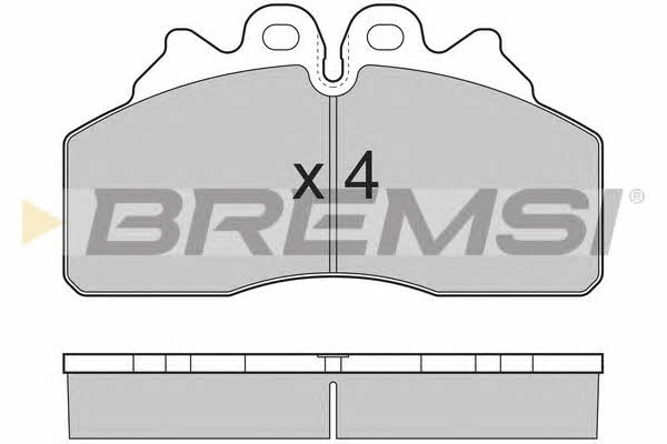 Bremsi BP7325 Гальмівні колодки, комплект BP7325: Купити в Україні - Добра ціна на EXIST.UA!