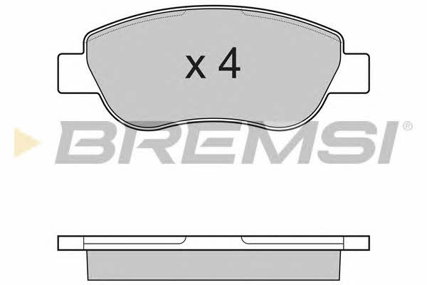 Bremsi BP3186 Гальмівні колодки, комплект BP3186: Купити в Україні - Добра ціна на EXIST.UA!