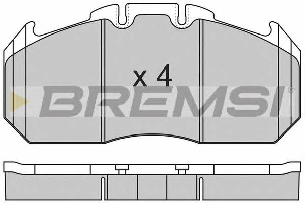 Bremsi BP7310 Гальмівні колодки, комплект BP7310: Купити в Україні - Добра ціна на EXIST.UA!