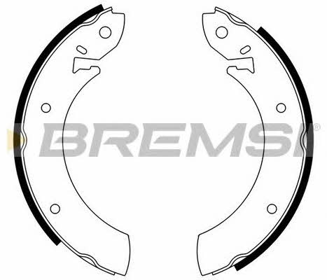 Bremsi GF0206 Колодки гальмівні барабанні, комплект GF0206: Купити в Україні - Добра ціна на EXIST.UA!