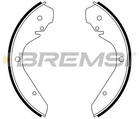 Bremsi GF0538 Колодки гальмівні барабанні, комплект GF0538: Приваблива ціна - Купити в Україні на EXIST.UA!