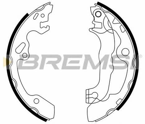 Bremsi GF0238 Колодки гальмівні барабанні, комплект GF0238: Купити в Україні - Добра ціна на EXIST.UA!