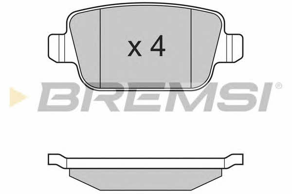 Bremsi BP3300 Гальмівні колодки, комплект BP3300: Купити в Україні - Добра ціна на EXIST.UA!
