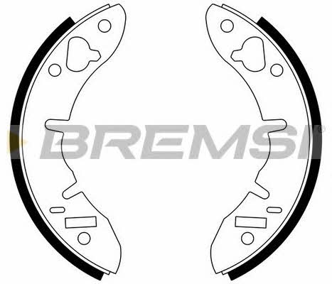 Bremsi GF0261 Колодки гальмівні барабанні, комплект GF0261: Купити в Україні - Добра ціна на EXIST.UA!