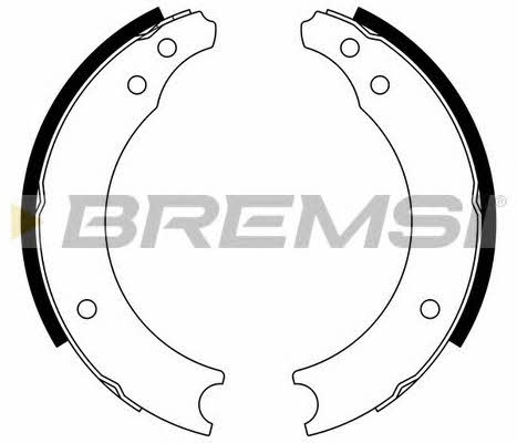 Bremsi GF0402 Колодки гальмівні барабанні, комплект GF0402: Купити в Україні - Добра ціна на EXIST.UA!