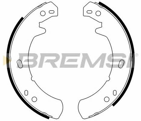 Bremsi GF0439 Колодки гальмівні стояночного гальма GF0439: Купити в Україні - Добра ціна на EXIST.UA!