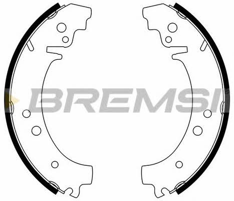 Bremsi GF0160 Колодки гальмівні барабанні, комплект GF0160: Купити в Україні - Добра ціна на EXIST.UA!