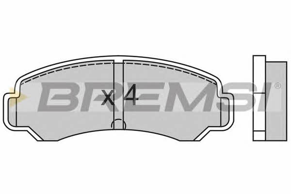 Bremsi BP2359 Гальмівні колодки, комплект BP2359: Приваблива ціна - Купити в Україні на EXIST.UA!