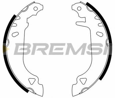 Bremsi GF0168 Колодки гальмівні барабанні, комплект GF0168: Купити в Україні - Добра ціна на EXIST.UA!