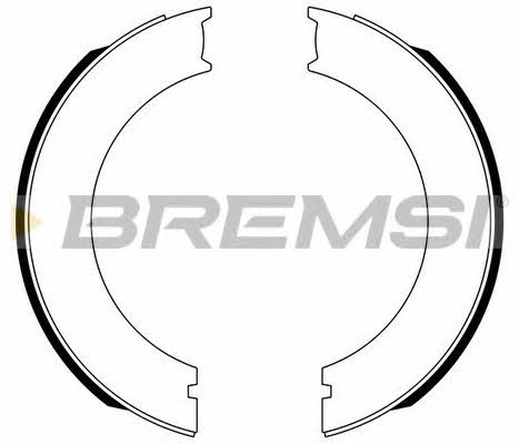 Bremsi GF0130 Колодки гальмівні стояночного гальма GF0130: Купити в Україні - Добра ціна на EXIST.UA!