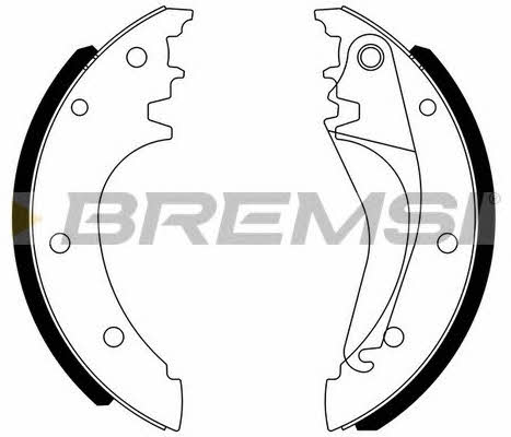 Bremsi GF0185 Колодки гальмівні барабанні, комплект GF0185: Купити в Україні - Добра ціна на EXIST.UA!