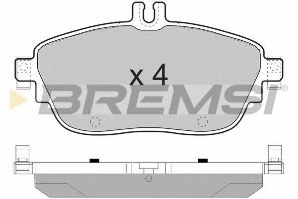 Bremsi BP3496 Гальмівні колодки, комплект BP3496: Купити в Україні - Добра ціна на EXIST.UA!
