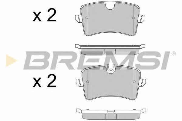 Bremsi BP3502 Гальмівні колодки, комплект BP3502: Купити в Україні - Добра ціна на EXIST.UA!