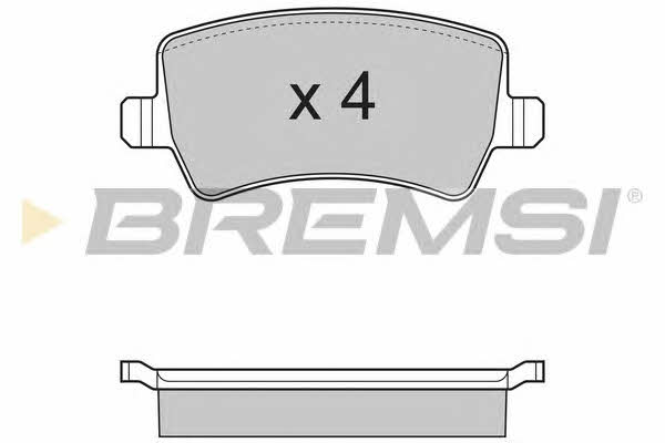 Bremsi BP3298 Гальмівні колодки, комплект BP3298: Приваблива ціна - Купити в Україні на EXIST.UA!