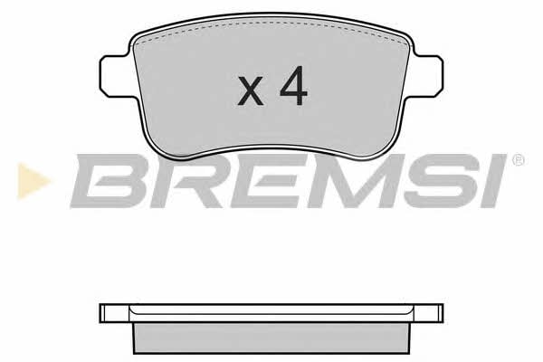 Bremsi BP3384 Гальмівні колодки, комплект BP3384: Купити в Україні - Добра ціна на EXIST.UA!