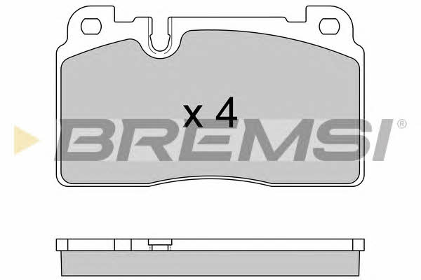 Bremsi BP3592 Гальмівні колодки, комплект BP3592: Купити в Україні - Добра ціна на EXIST.UA!